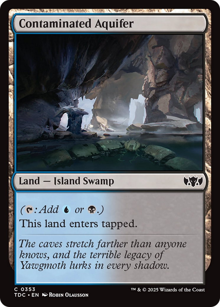 Contaminated Aquifer [Tarkir: Dragonstorm Commander] | Shuffle n Cut Hobbies & Games