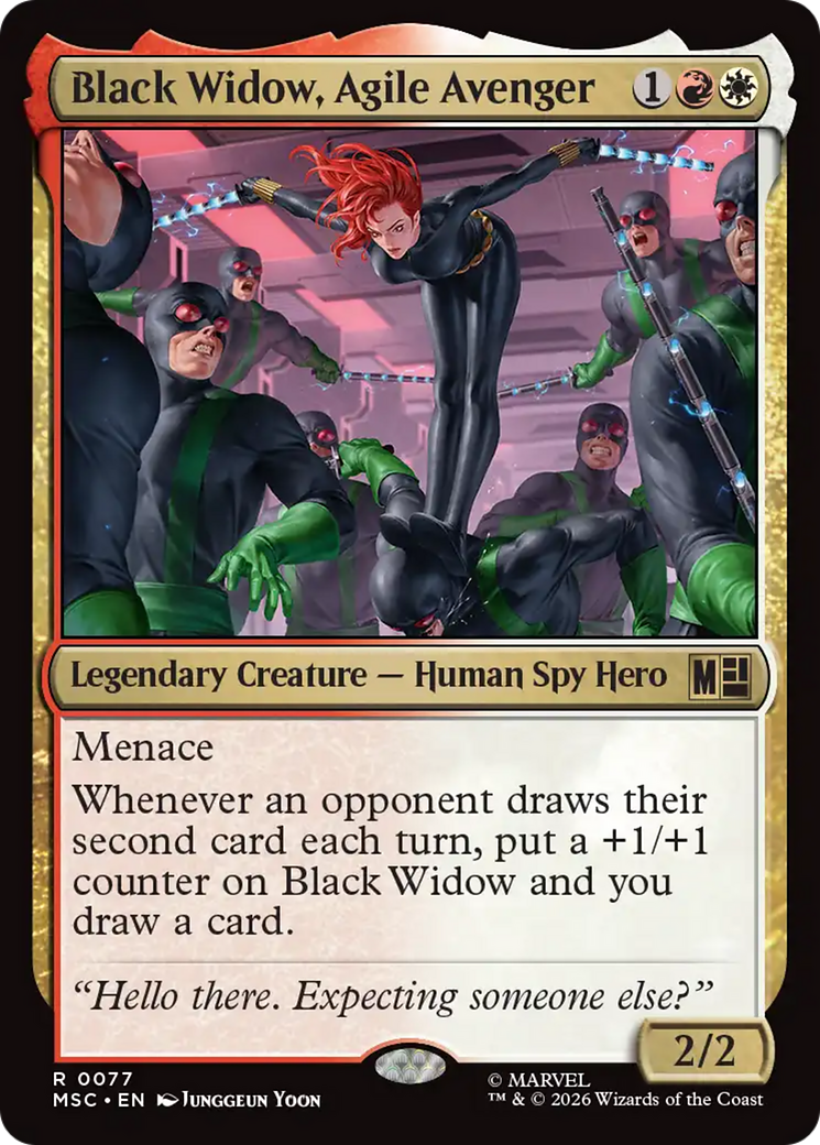 Black Widow, Agile Avenger [Marvel Super Heroes Commander] | Shuffle n Cut Hobbies & Games
