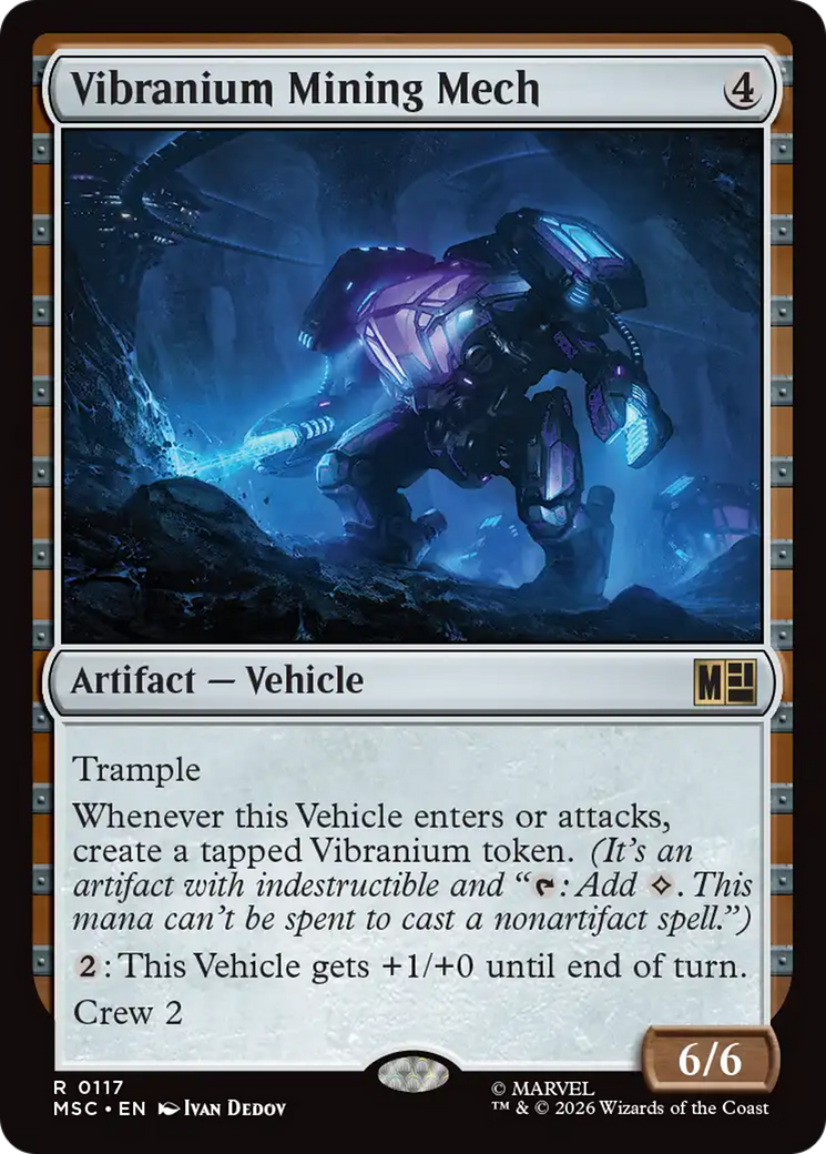 Vibranium Mining Mech (Surge Foil) [Marvel Super Heroes Commander] | Shuffle n Cut Hobbies & Games