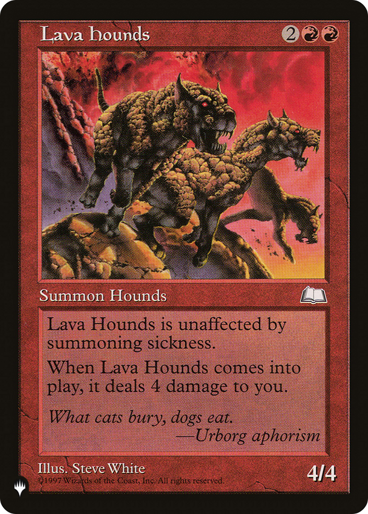 Lava Hounds [The List] | Shuffle n Cut Hobbies & Games