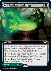 Pestilent Cauldron // Restorative Burst (Extended Art) [Strixhaven: School of Mages] | Shuffle n Cut Hobbies & Games