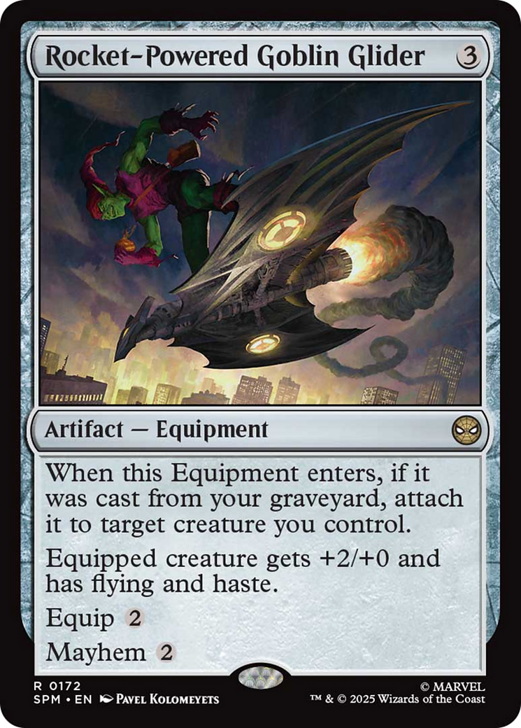 Rocket-Powered Goblin Glider [Marvel's Spider-Man] | Shuffle n Cut Hobbies & Games