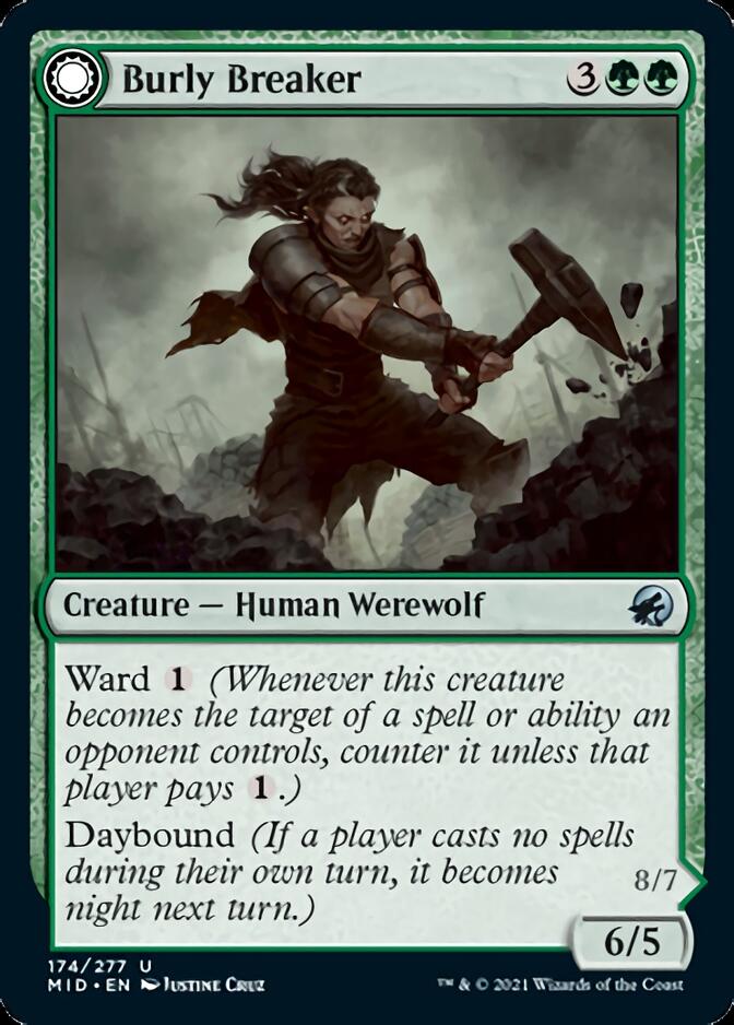Burly Breaker // Dire-Strain Demolisher [Innistrad: Midnight Hunt] | Shuffle n Cut Hobbies & Games