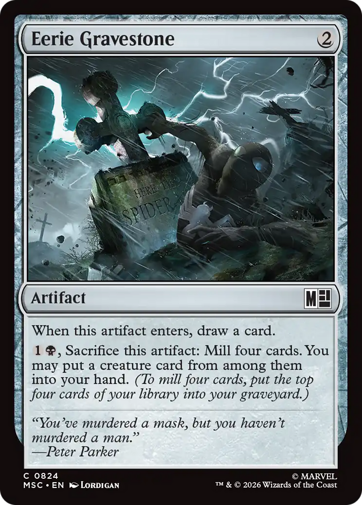 Eerie Gravestone [Marvel Super Heroes Commander] | Shuffle n Cut Hobbies & Games
