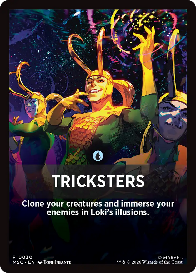 Tricksters Theme Card [Marvel Super Heroes Commander] | Shuffle n Cut Hobbies & Games