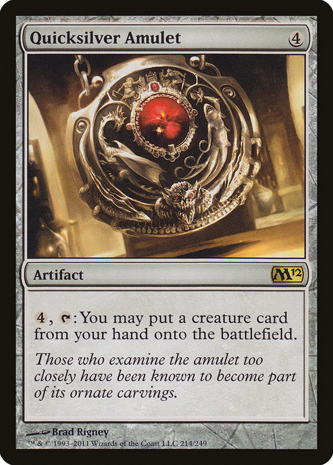 Quicksilver Amulet [Magic 2012] | Shuffle n Cut Hobbies & Games
