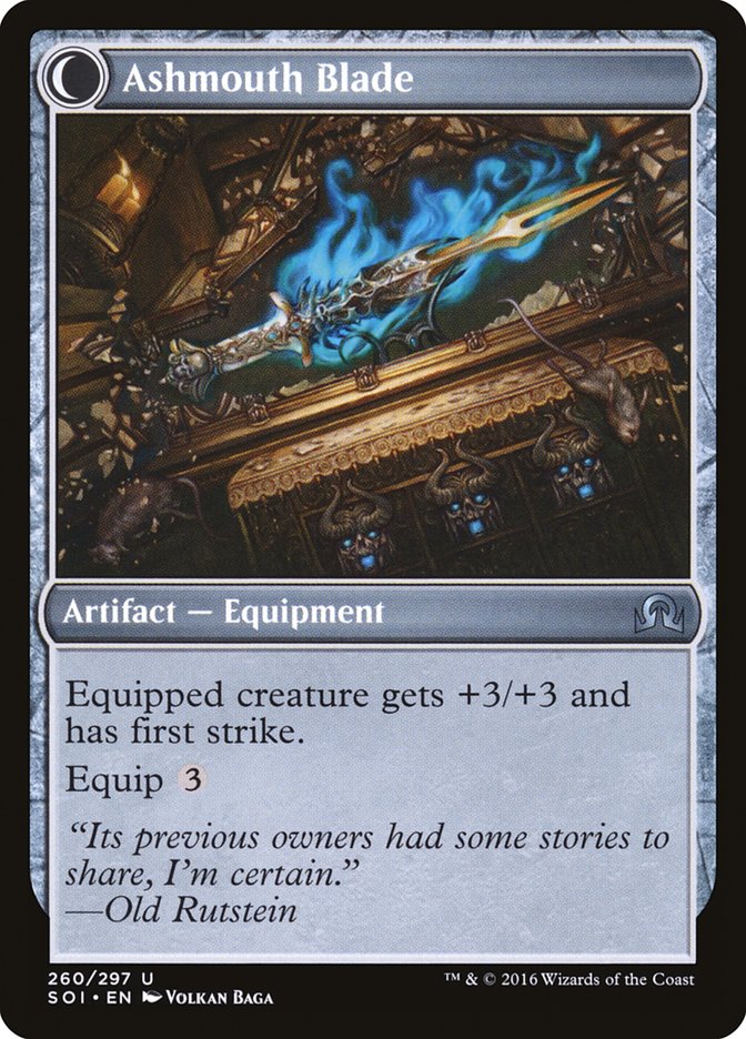 Neglected Heirloom // Ashmouth Blade [Shadows over Innistrad] | Shuffle n Cut Hobbies & Games