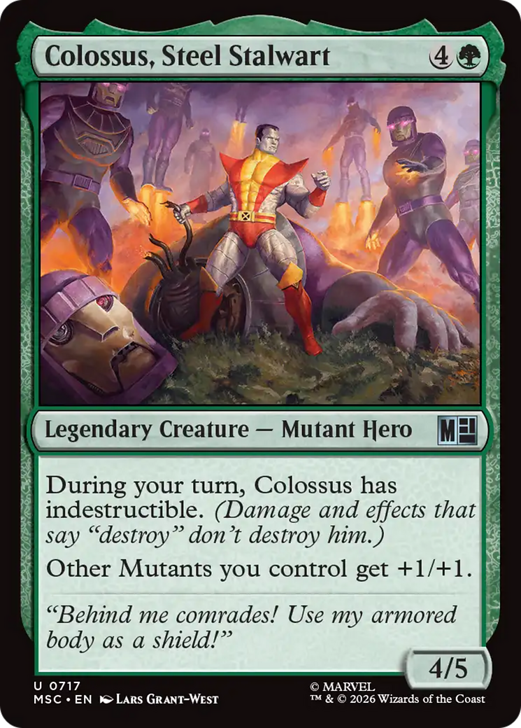 Colossus, Steel Stalwart [Marvel Super Heroes Commander] | Shuffle n Cut Hobbies & Games