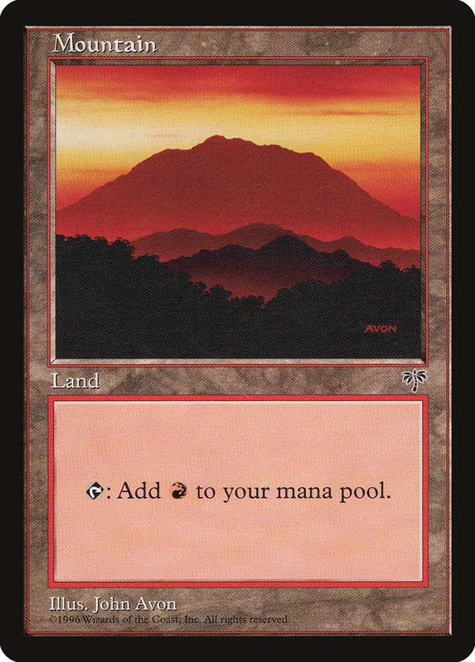 Mountain (Red Signature) [Mirage] | Shuffle n Cut Hobbies & Games