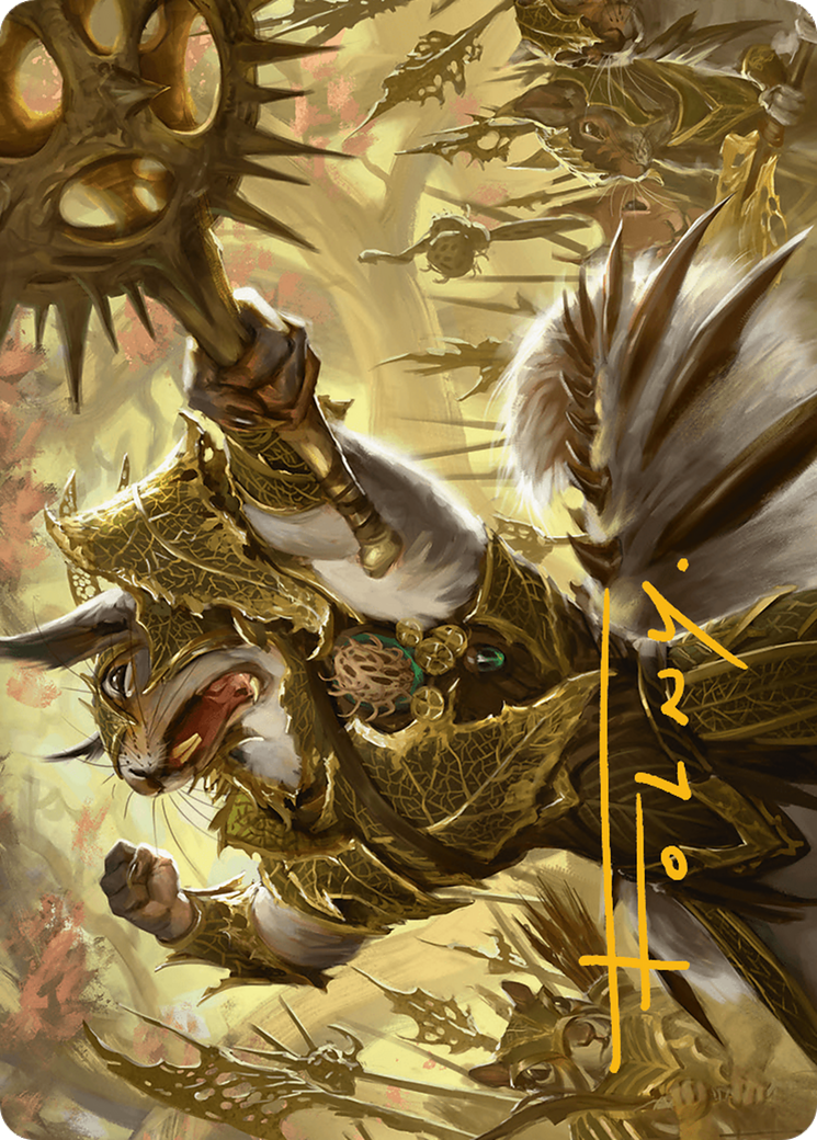 Honored Dreyleader Art Card (Gold-Stamped Signature) [Bloomburrow Art Series] | Shuffle n Cut Hobbies & Games