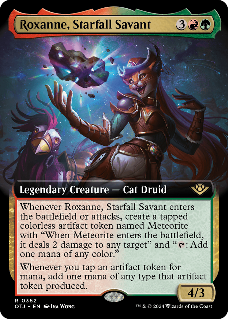 Roxanne, Starfall Savant (Extended Art) [Outlaws of Thunder Junction] | Shuffle n Cut Hobbies & Games