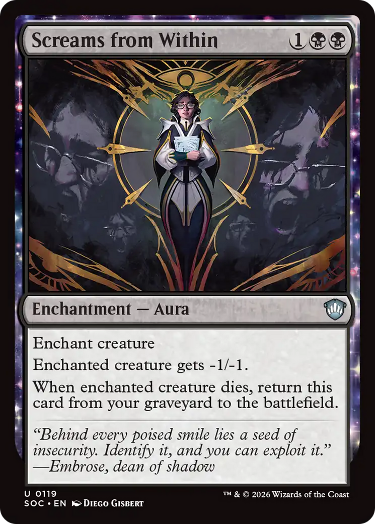 Screams from Within [Secrets of Strixhaven Commander] | Shuffle n Cut Hobbies & Games