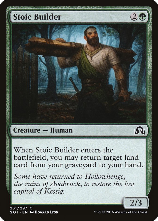 Stoic Builder [Shadows over Innistrad] | Shuffle n Cut Hobbies & Games