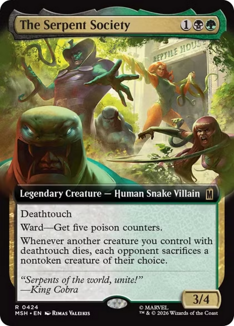 The Serpent Society (Extended Art) [Marvel Super Heroes] | Shuffle n Cut Hobbies & Games