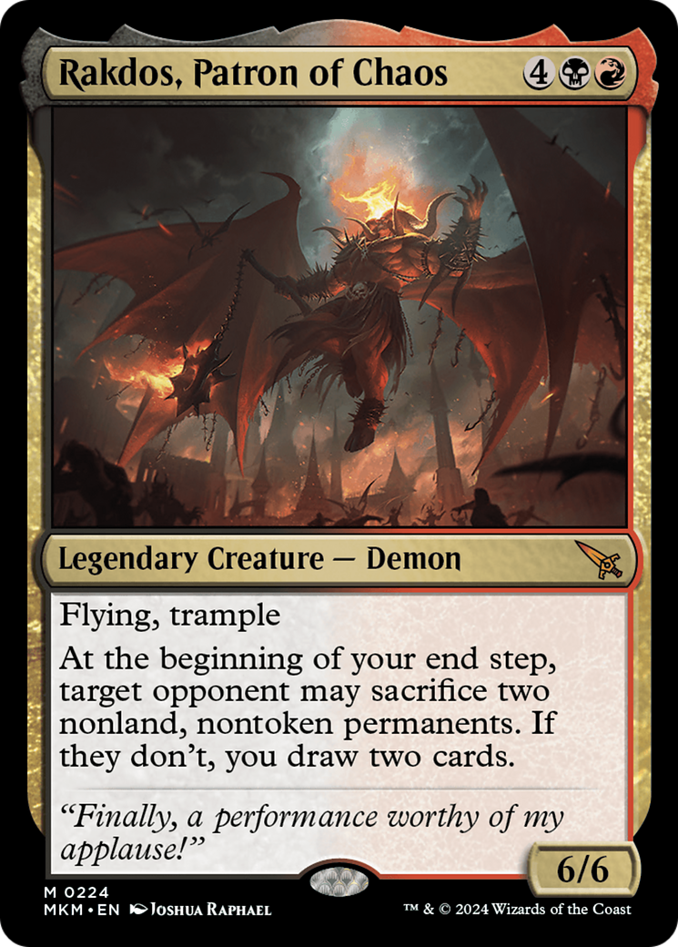 Rakdos, Patron of Chaos [Murders at Karlov Manor] | Shuffle n Cut Hobbies & Games