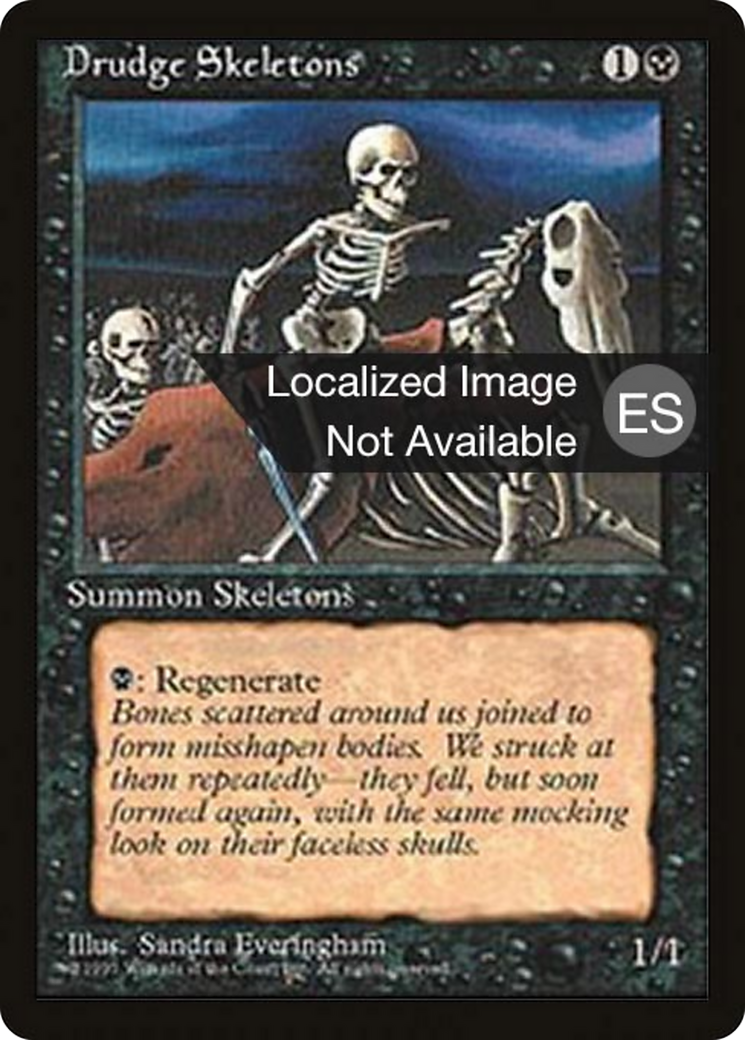 Drudge Skeletons [Fourth Edition Foreign Black Border] | Shuffle n Cut Hobbies & Games
