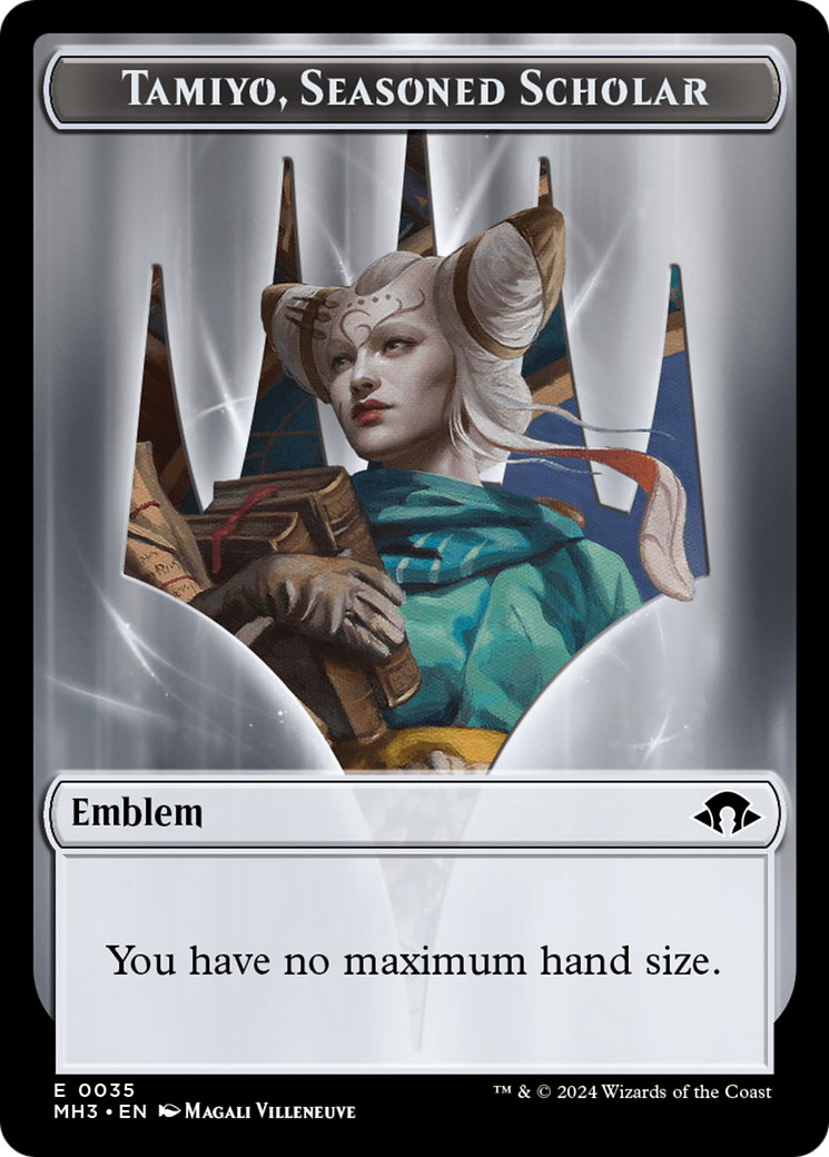 Tamiyo, Seasoned Scholar Token [Modern Horizons 3 Tokens] | Shuffle n Cut Hobbies & Games