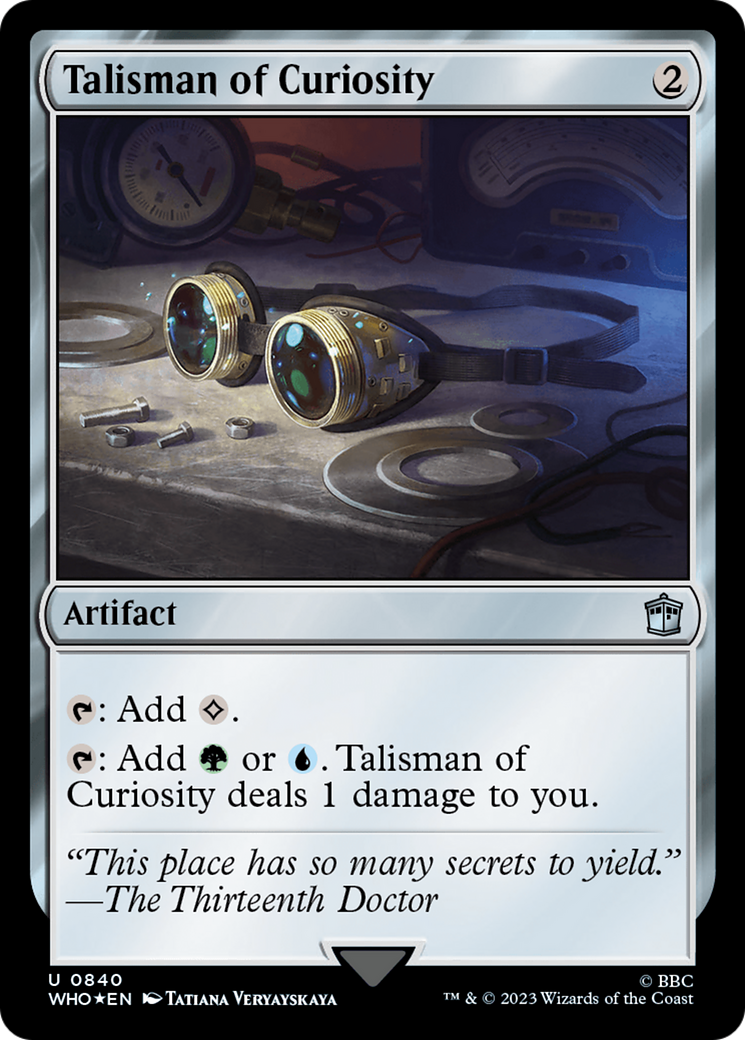 Talisman of Curiosity (Surge Foil) [Doctor Who] | Shuffle n Cut Hobbies & Games