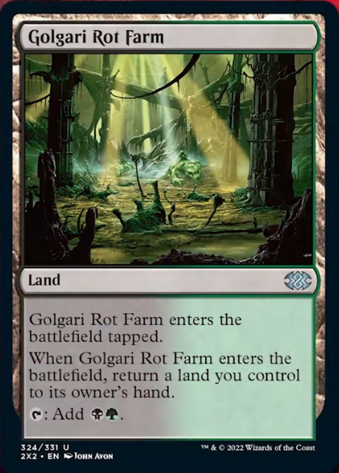 Golgari Rot Farm [Double Masters 2022] | Shuffle n Cut Hobbies & Games