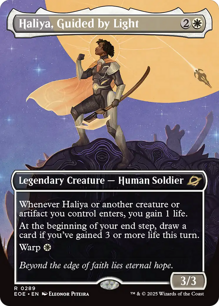 Haliya, Guided by Light (Borderless) [Edge of Eternities] | Shuffle n Cut Hobbies & Games