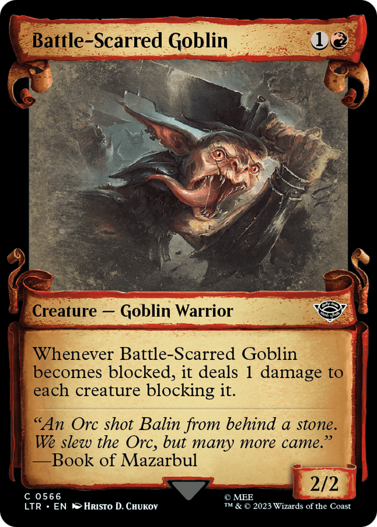 Battle-Scarred Goblin [The Lord of the Rings: Tales of Middle-Earth Showcase Scrolls] | Shuffle n Cut Hobbies & Games