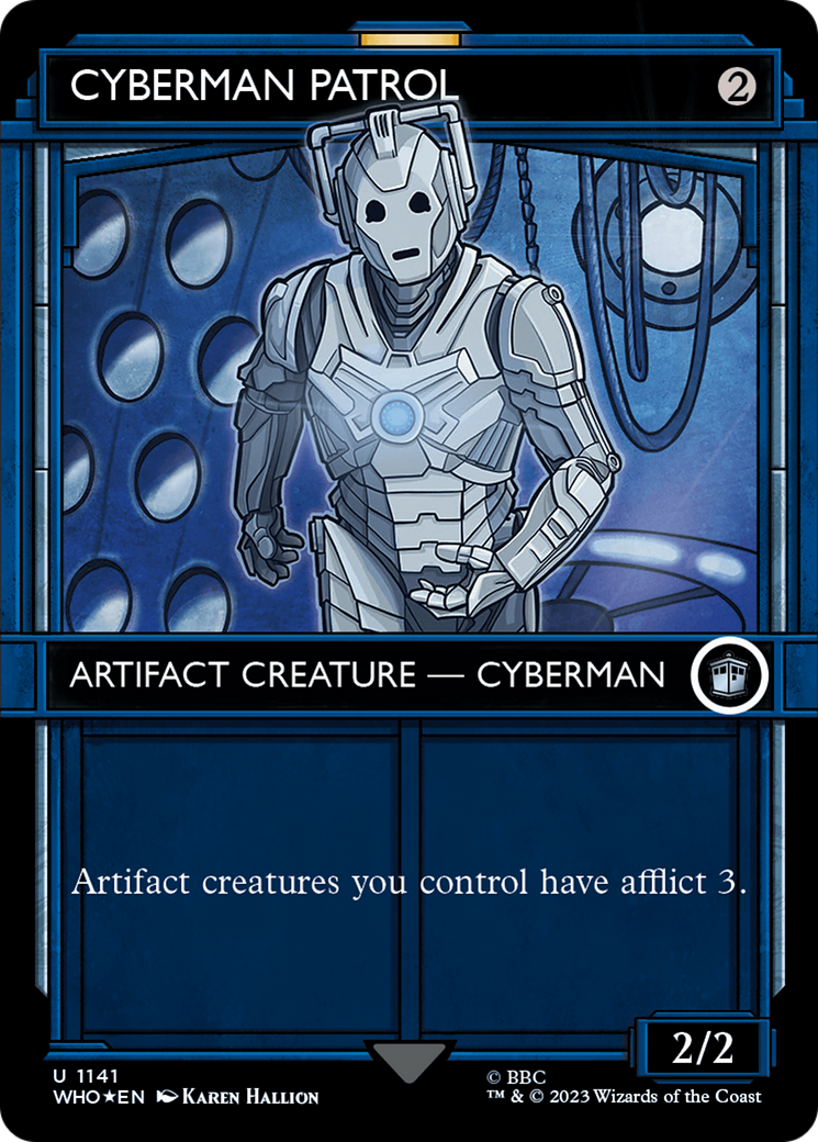 Cyberman Patrol (Showcase) (Surge Foil) [Doctor Who] | Shuffle n Cut Hobbies & Games