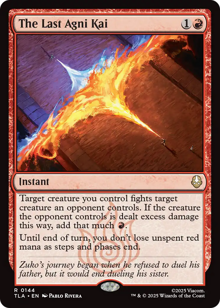 The Last Agni Kai [Avatar: The Last Airbender] | Shuffle n Cut Hobbies & Games