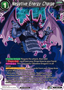 Negative Energy Charge (Tournament Pack Vol. 8) (P-389) [Tournament Promotion Cards] | Shuffle n Cut Hobbies & Games