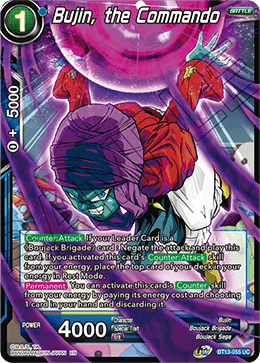 Bujin, the Commando (Uncommon) (BT13-055) [Supreme Rivalry] | Shuffle n Cut Hobbies & Games