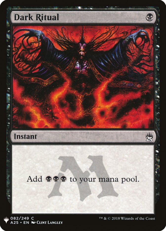 Dark Ritual [Mystery Booster] | Shuffle n Cut Hobbies & Games