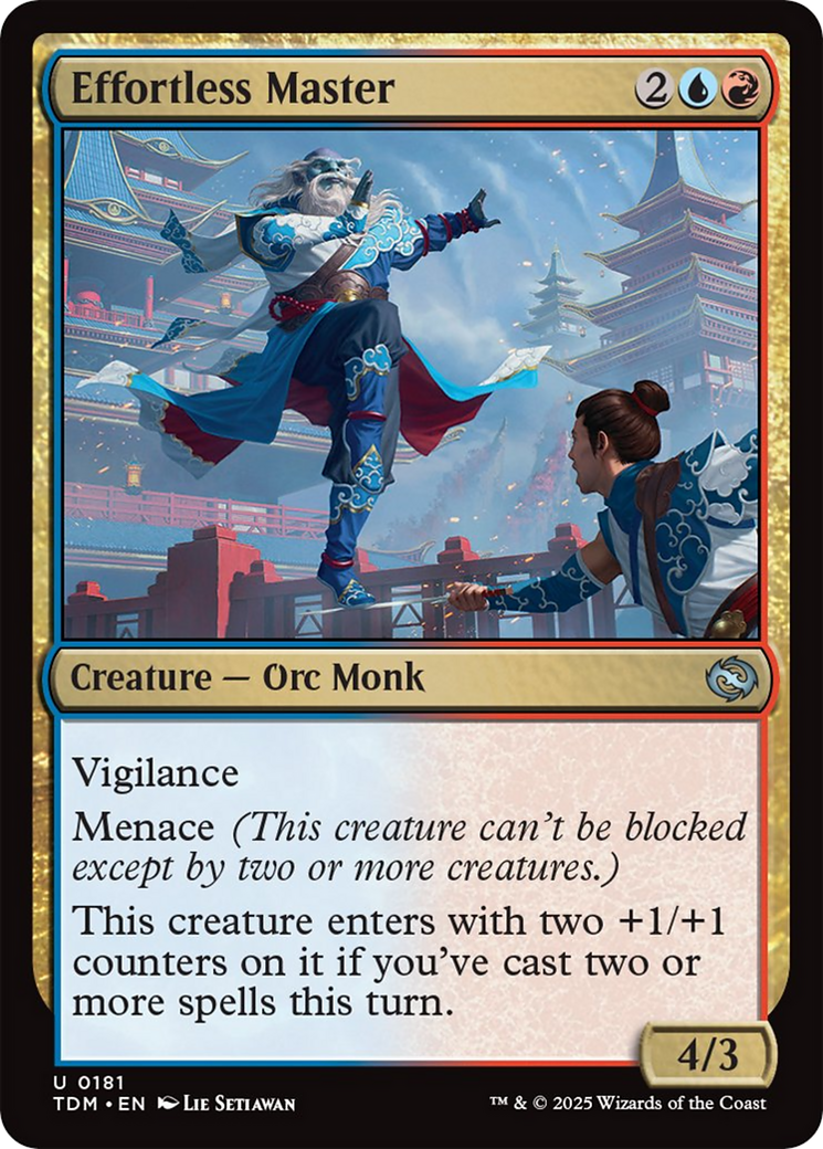 Effortless Master [Tarkir: Dragonstorm] | Shuffle n Cut Hobbies & Games