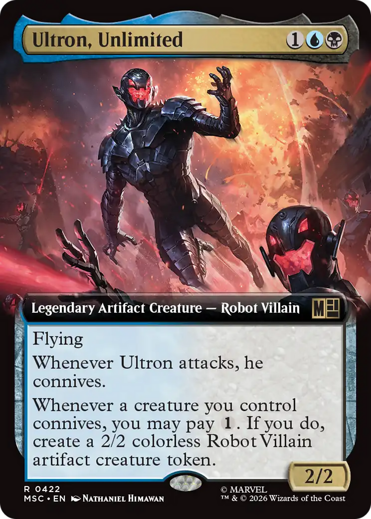 Ultron, Unlimited (Extended Art) [Marvel Super Heroes Commander] | Shuffle n Cut Hobbies & Games