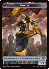 Insect // Golem (0013) Double-Sided Token [Edge of Eternities Commander Tokens] | Shuffle n Cut Hobbies & Games