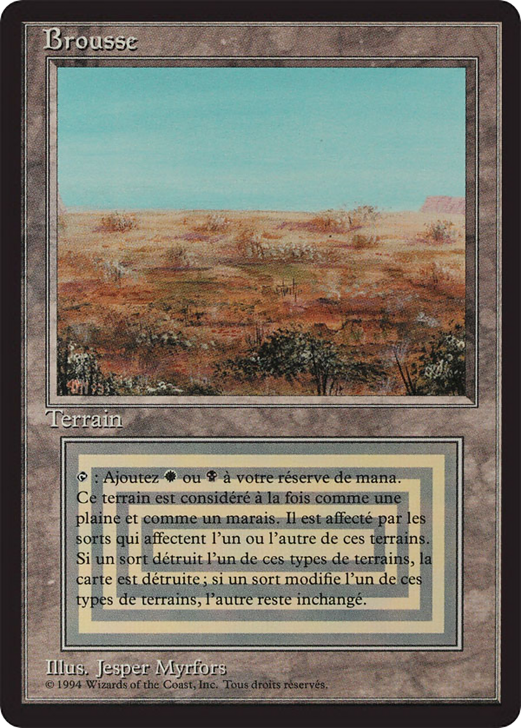 Scrubland [Foreign Black Border] | Shuffle n Cut Hobbies & Games