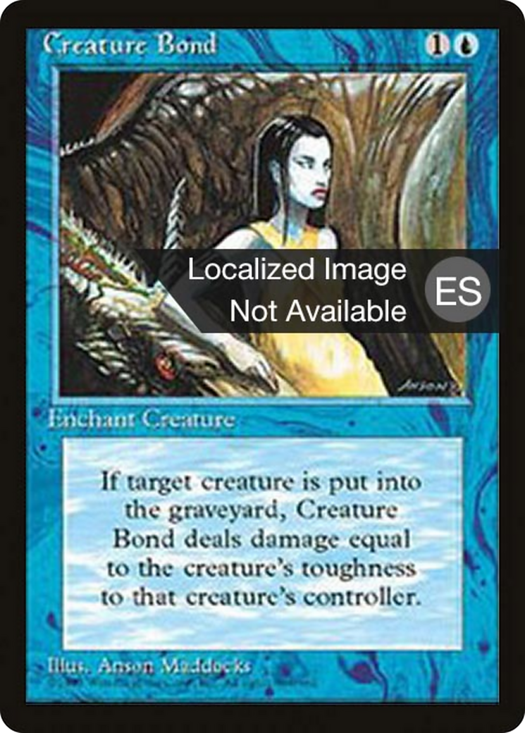 Creature Bond [Fourth Edition Foreign Black Border] | Shuffle n Cut Hobbies & Games