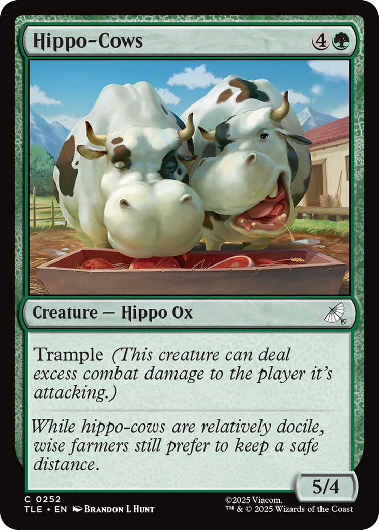 Hippo-Cows [Avatar: The Last Airbender: Eternal-Legal] | Shuffle n Cut Hobbies & Games
