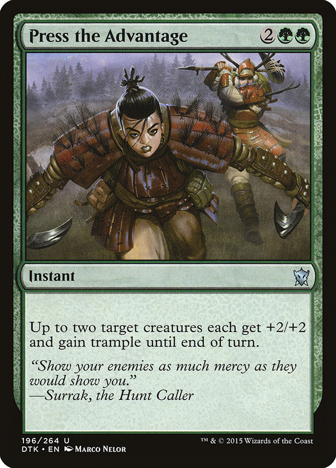 Press the Advantage [Dragons of Tarkir] | Shuffle n Cut Hobbies & Games