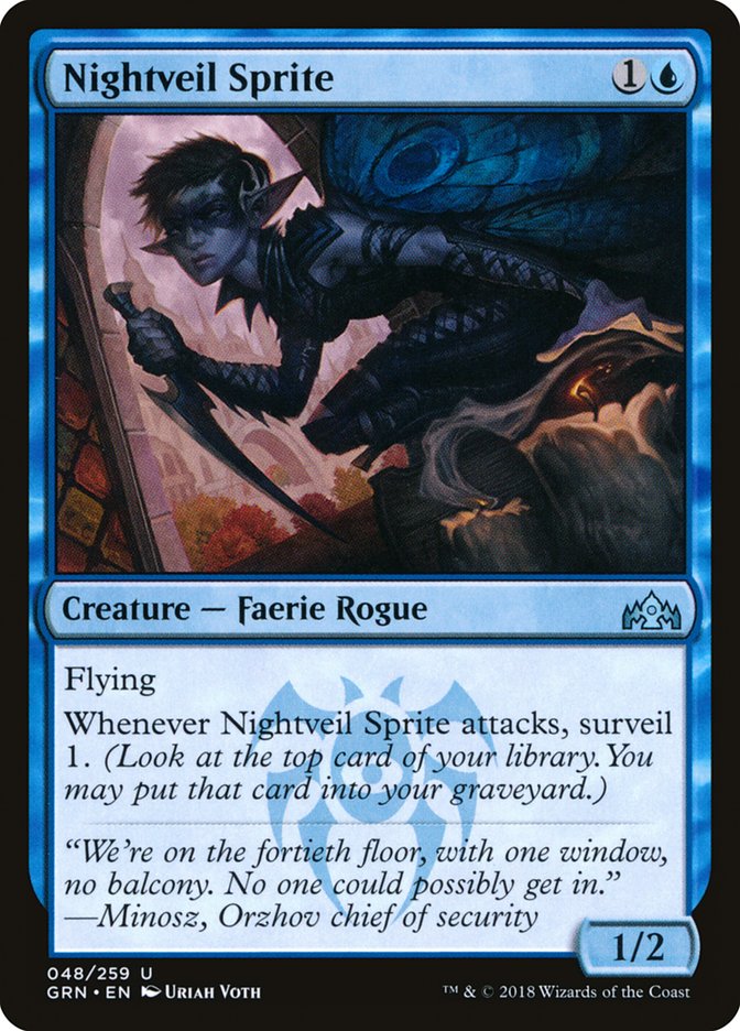Nightveil Sprite [Guilds of Ravnica] | Shuffle n Cut Hobbies & Games