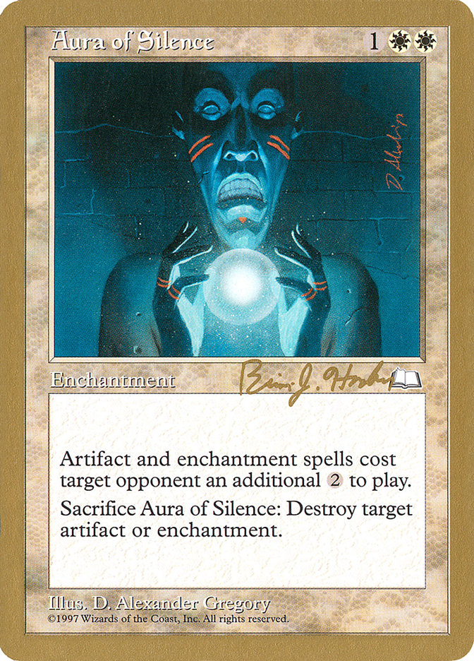 Aura of Silence (Brian Hacker) [World Championship Decks 1998] | Shuffle n Cut Hobbies & Games