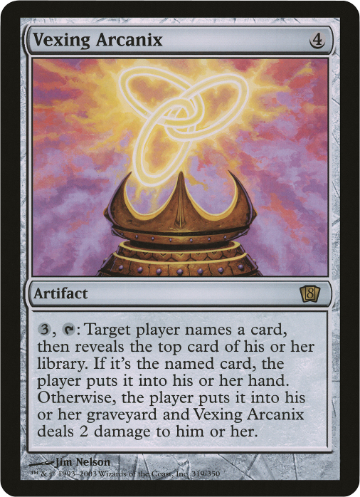 Vexing Arcanix (Oversized) [Eighth Edition Box Topper] | Shuffle n Cut Hobbies & Games