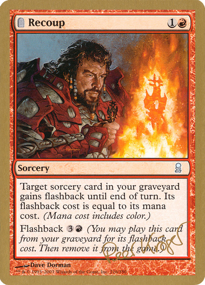 Recoup (Peer Kroger) [World Championship Decks 2003] | Shuffle n Cut Hobbies & Games