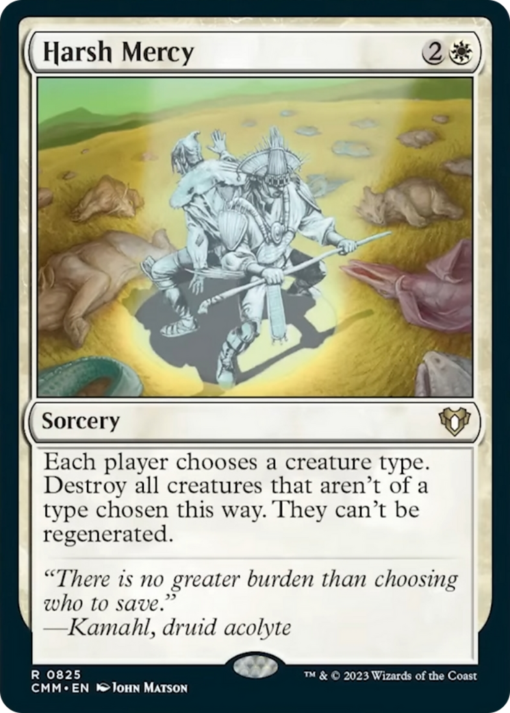 Harsh Mercy [Commander Masters] | Shuffle n Cut Hobbies & Games