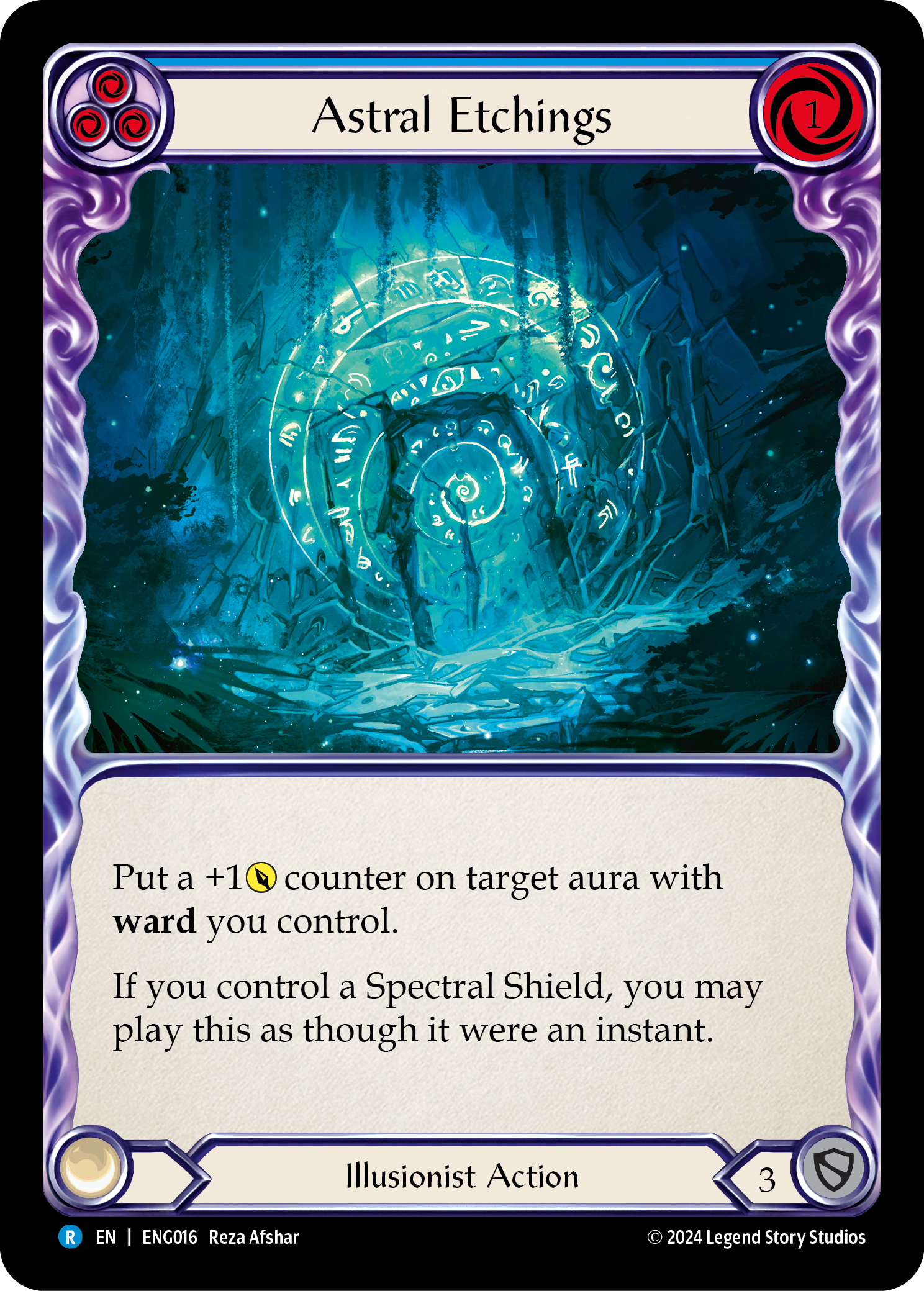Astral Etchings [ENG016] (Part the Mistveil Enigma Blitz Deck) | Shuffle n Cut Hobbies & Games
