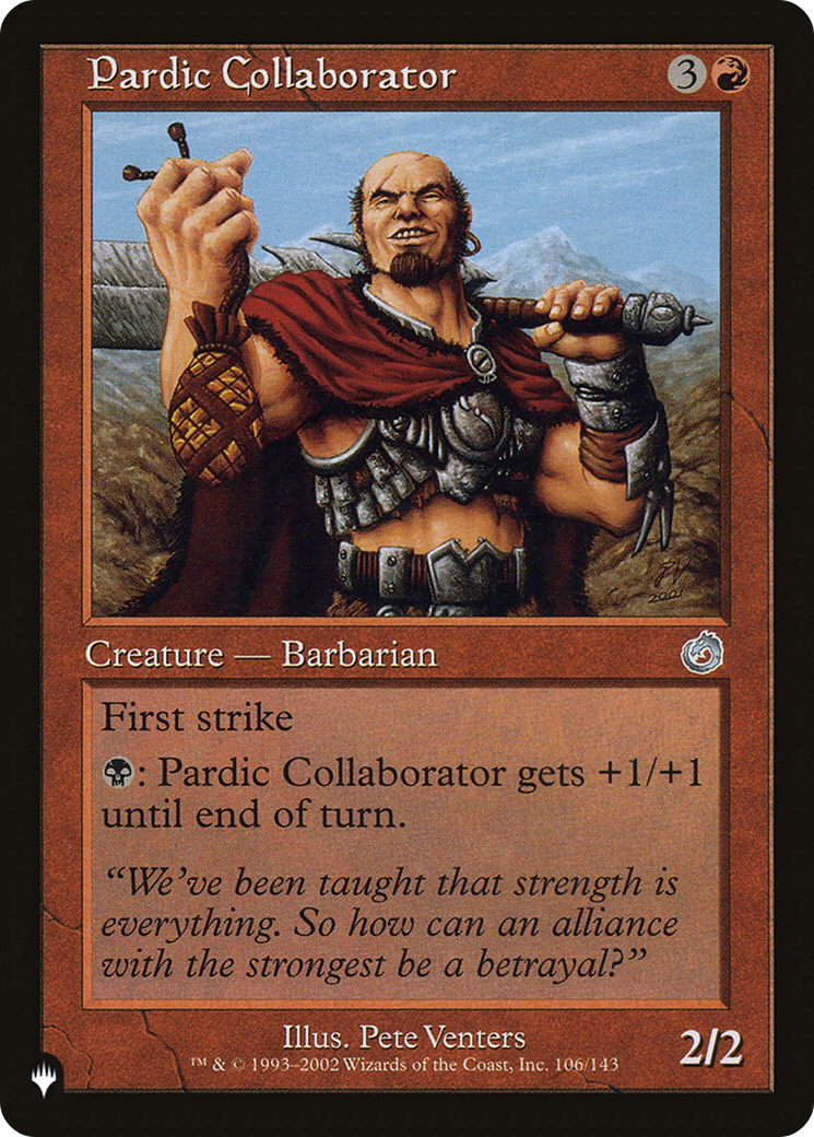 Pardic Collaborator [The List] | Shuffle n Cut Hobbies & Games