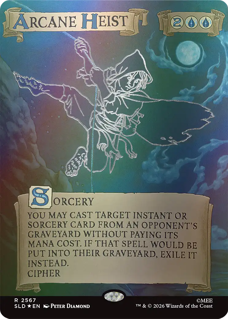 Arcane Heist (Out Of Sight Foil) [Secret Lair Drop Series] | Shuffle n Cut Hobbies & Games