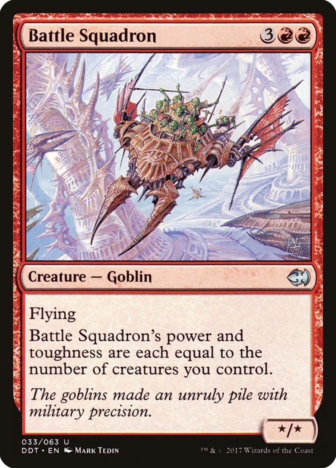 Battle Squadron [Duel Decks: Merfolk vs. Goblins] | Shuffle n Cut Hobbies & Games