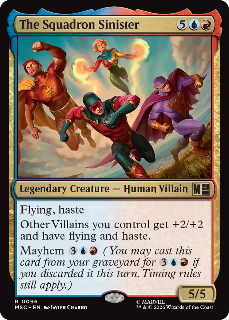 The Squadron Sinister (Surge Foil) [Marvel Super Heroes Commander] | Shuffle n Cut Hobbies & Games