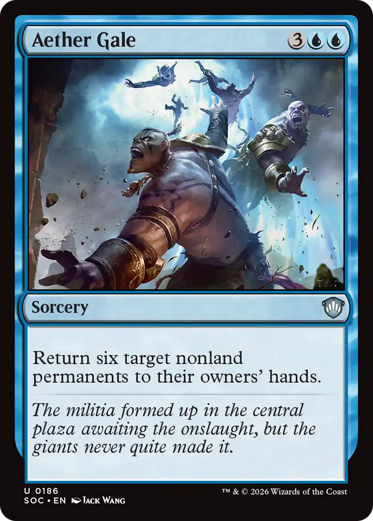 Aether Gale [Secrets of Strixhaven Commander] | Shuffle n Cut Hobbies & Games