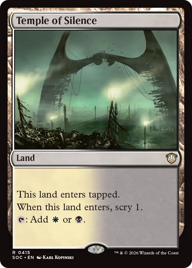 Temple of Silence [Secrets of Strixhaven Commander] | Shuffle n Cut Hobbies & Games