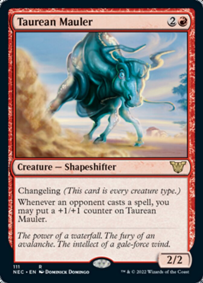 Taurean Mauler [Kamigawa: Neon Dynasty Commander] | Shuffle n Cut Hobbies & Games